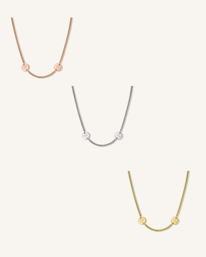 Collier 2 initiales