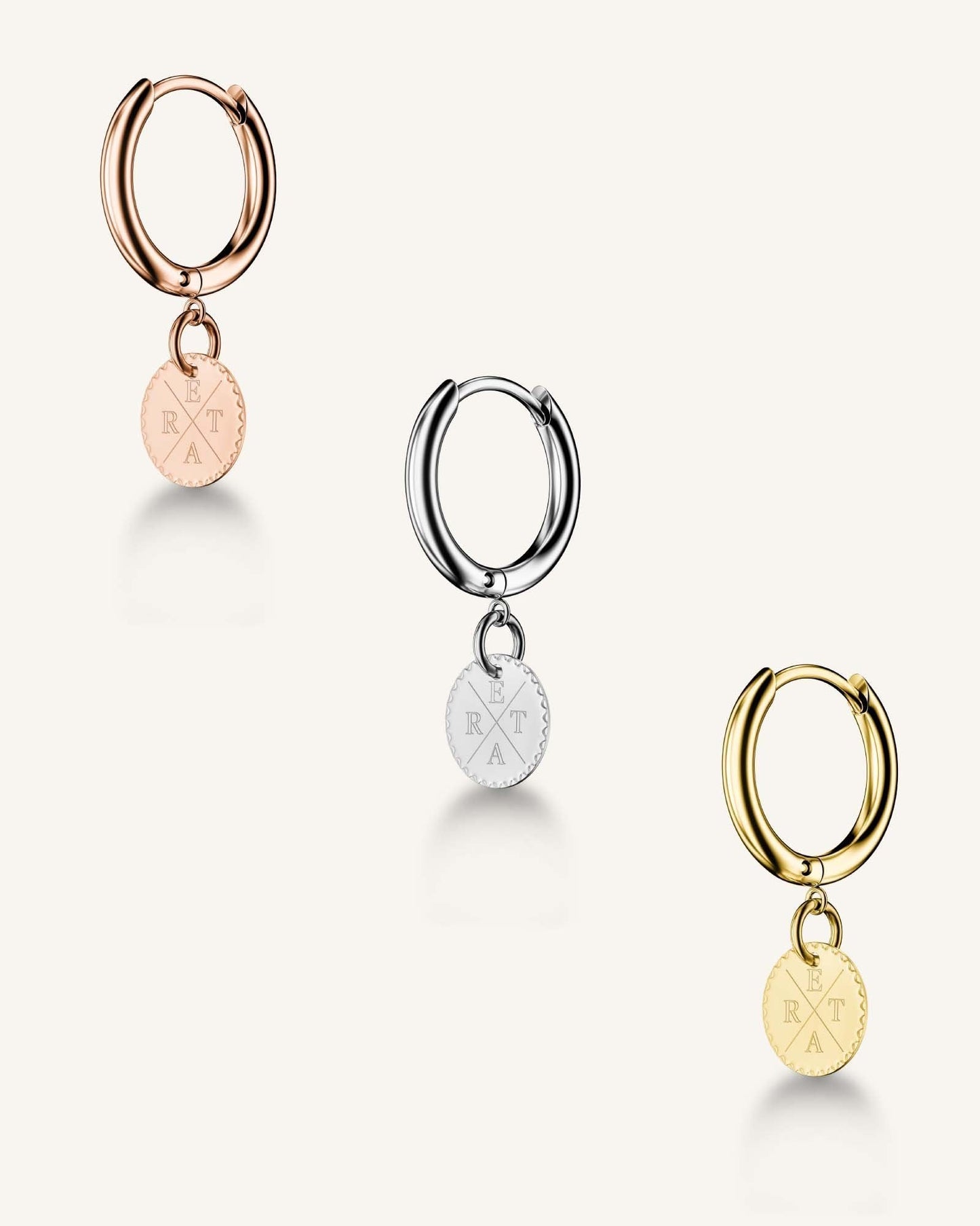 Boucle D'Oreille Médaillon