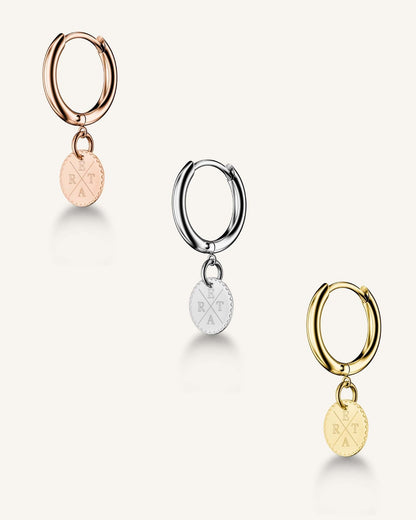 Boucle D'Oreille Médaillon