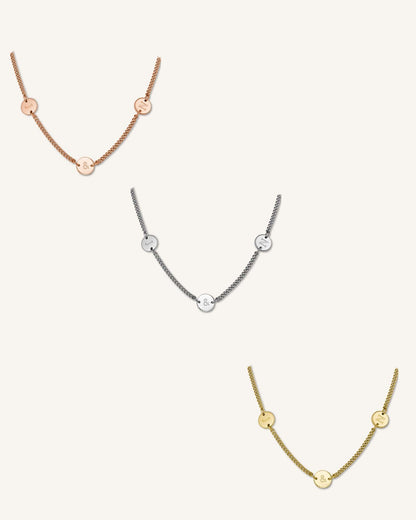 Collier 5 initiales