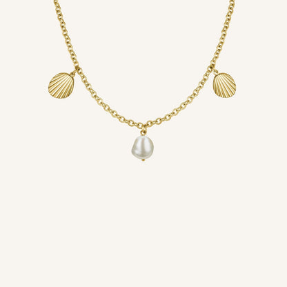 Collier multi coquillages & perles