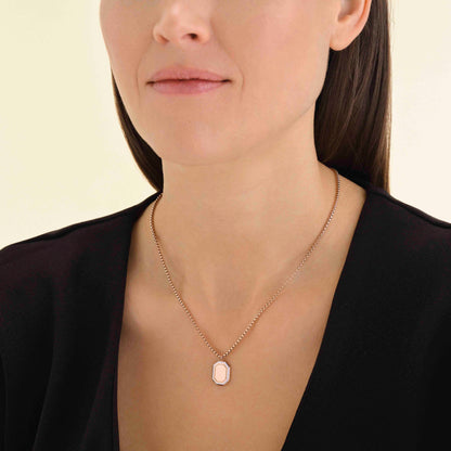 Octagon Enamel Collier
