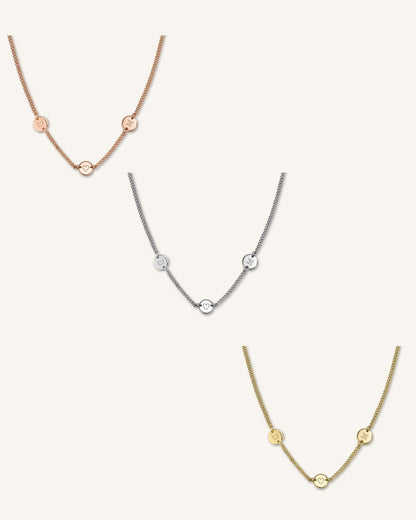 Collier 3 initiales