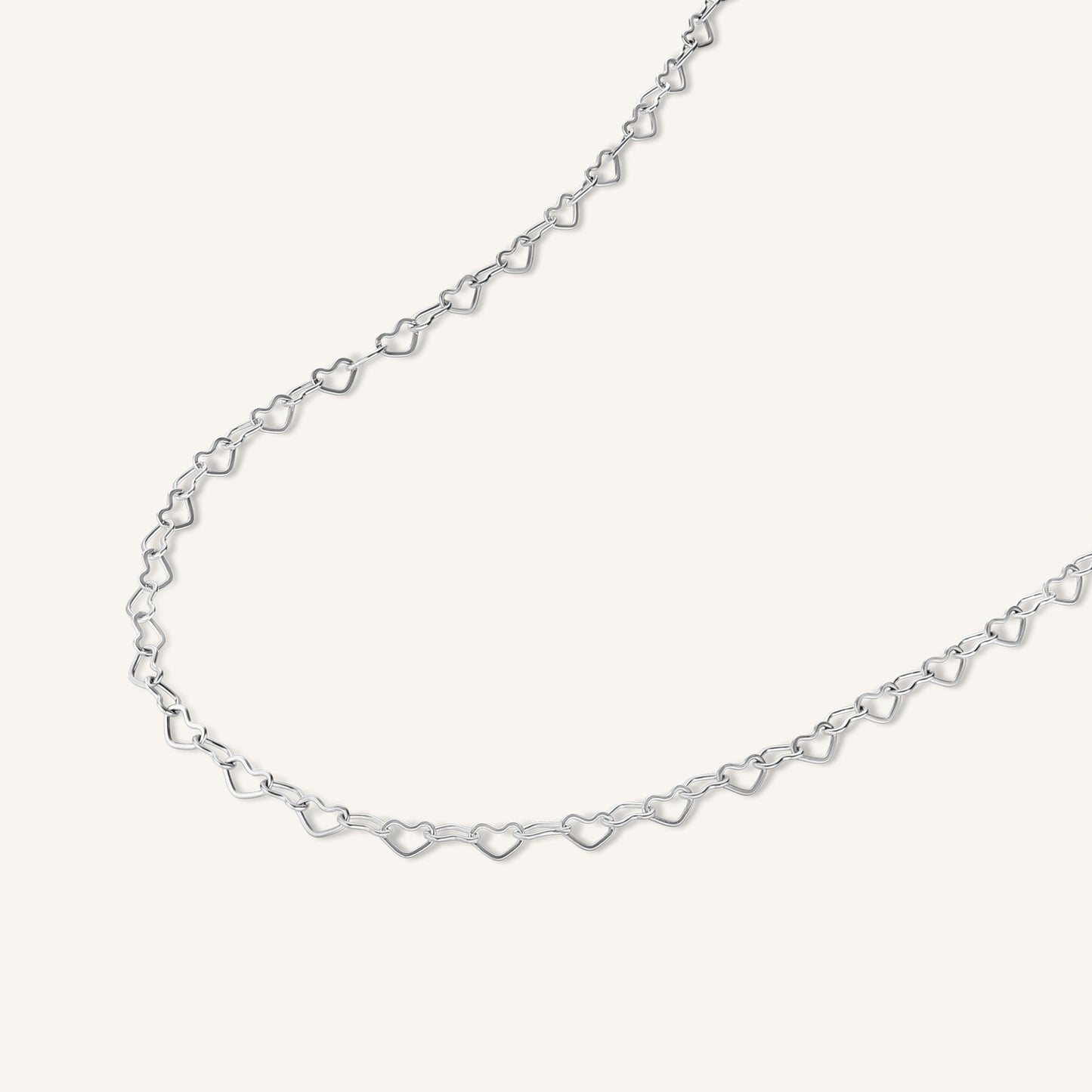 Collier Chaîne Cœurs