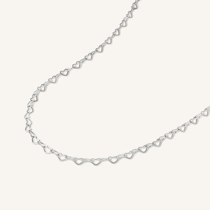 Collier Chaîne Cœurs