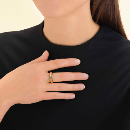 Bague aventurine