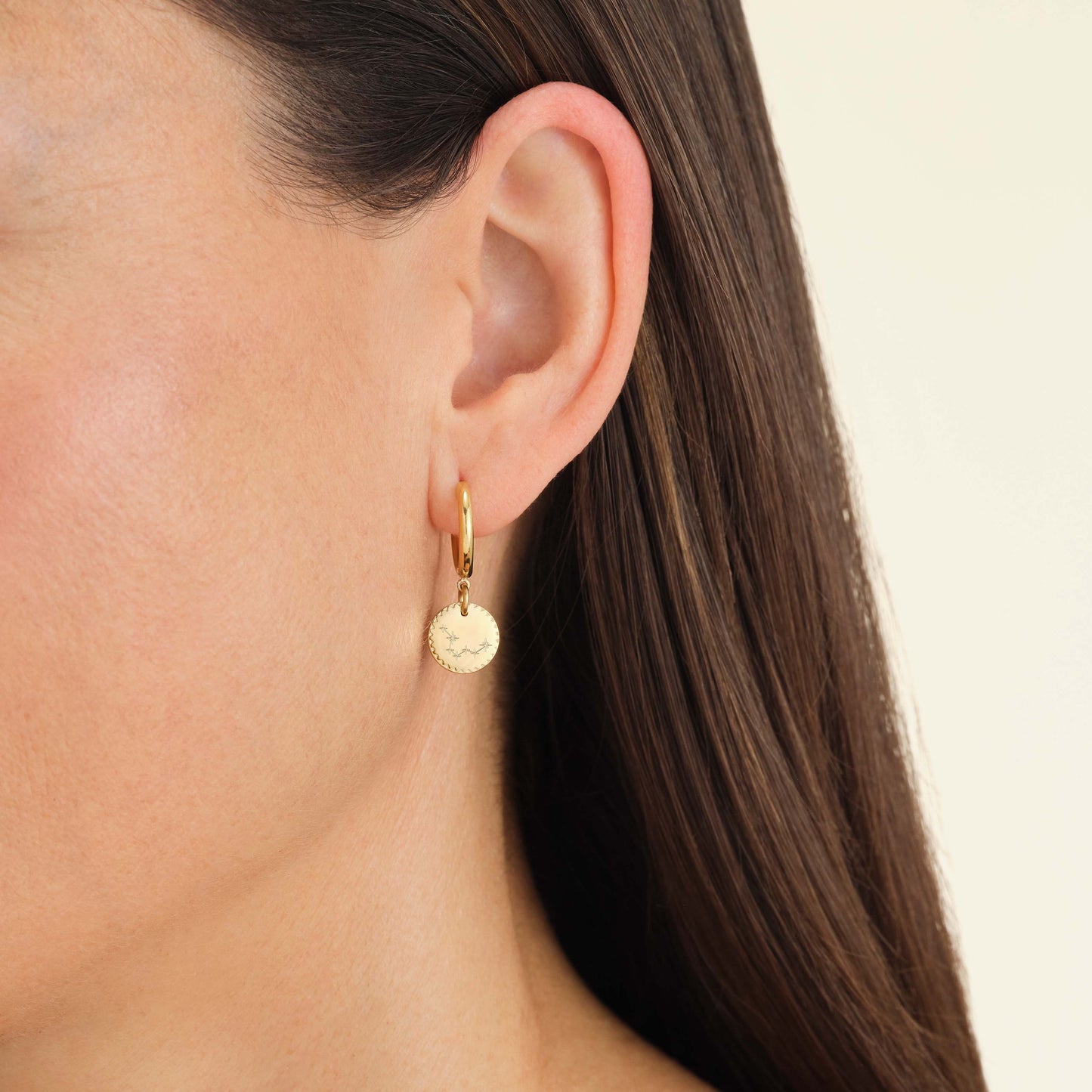Boucle D'Oreille Médaillon