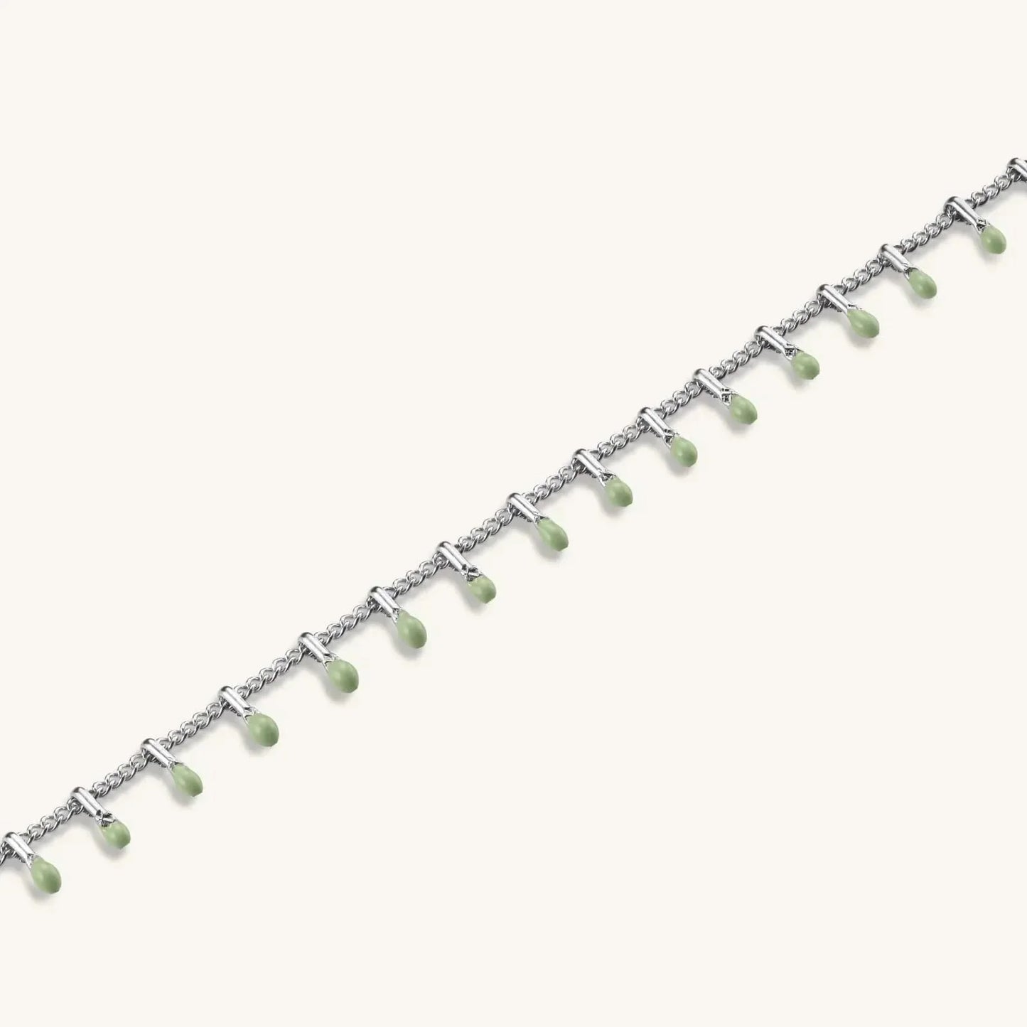 Bracelet vert menthe