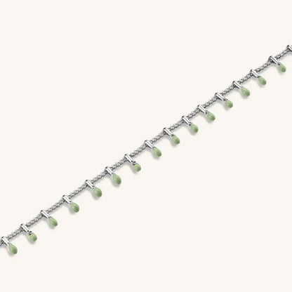 Bracelet vert menthe