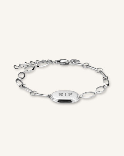 Bracelet Médaille Ovale