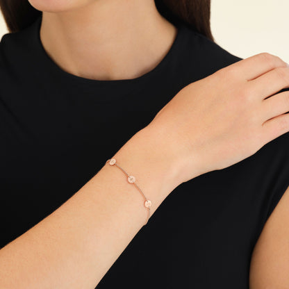 Bracelet 3 initiales