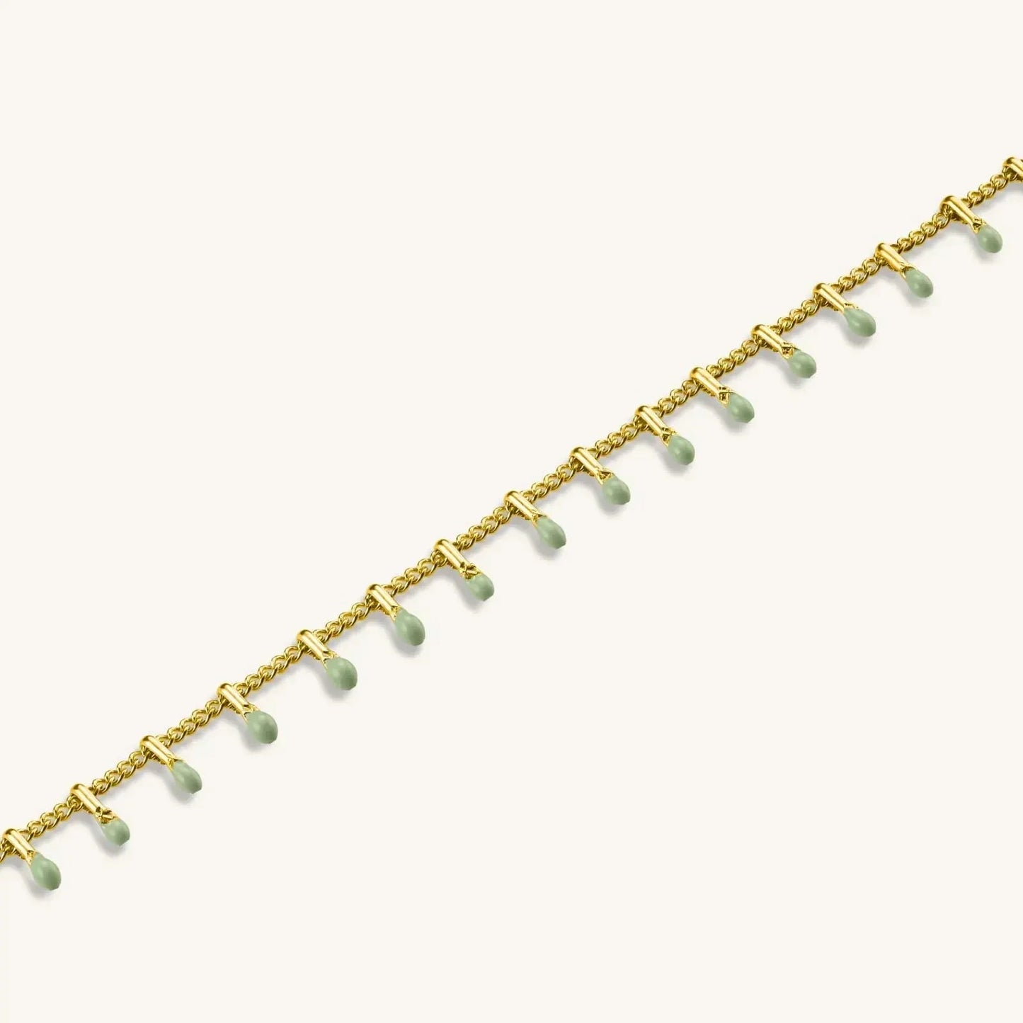 Bracelet vert menthe