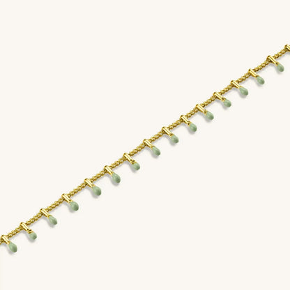 Bracelet vert menthe