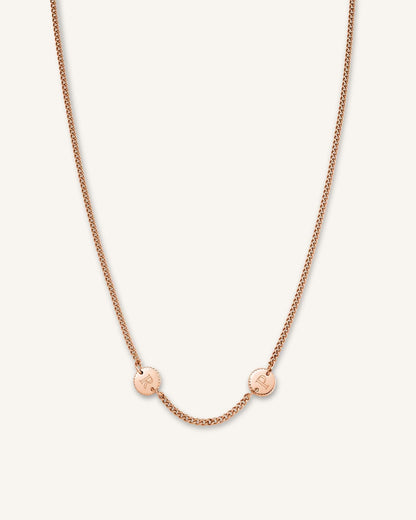 Collier 2 initiales