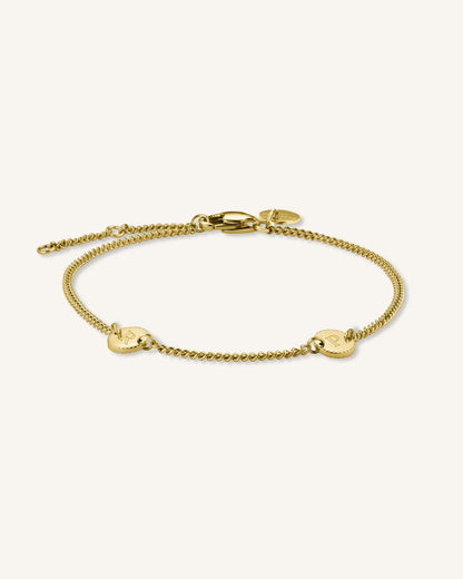 Bracelet 2 initiales
