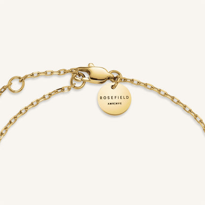 Bracelet lettre X avec cristaux