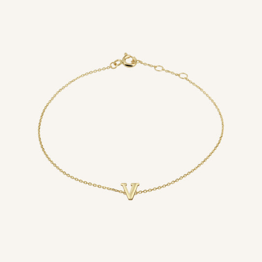 Bracelet Initiale V