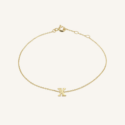 Bracelet Initiale X
