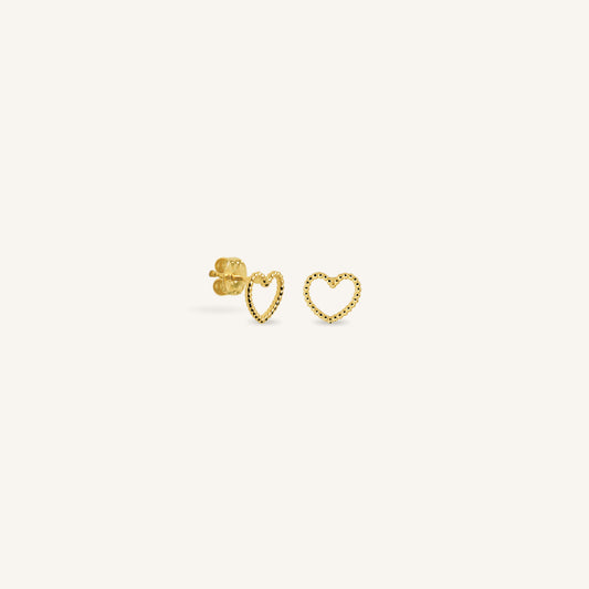 Puces Cœur Texturé