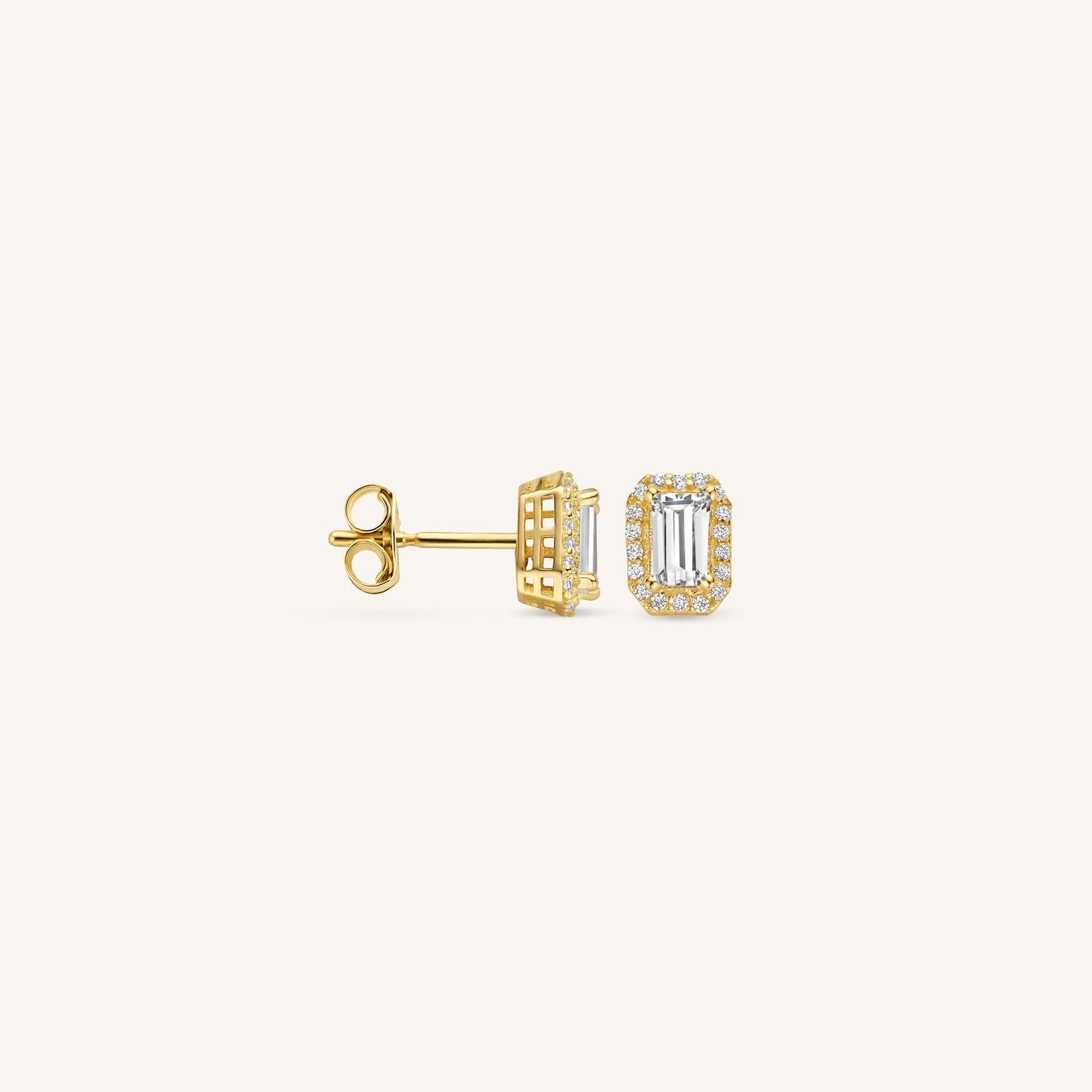 Puces Zircon Rectangle