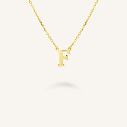 Collier Initiale F