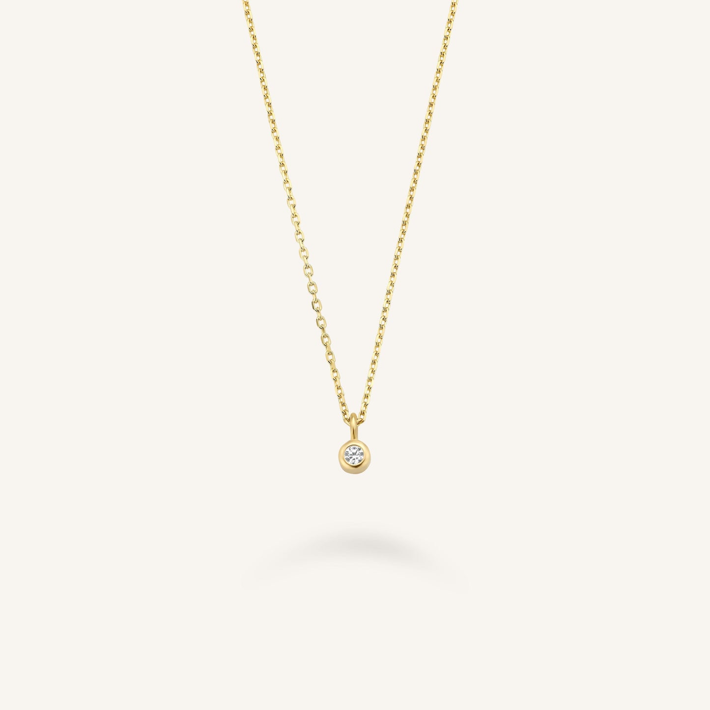 Collier Pendentif Solitaire