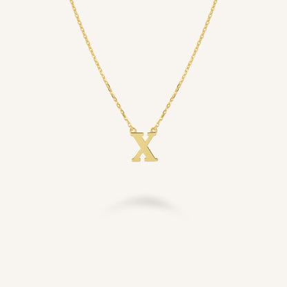 Collier Initiale X