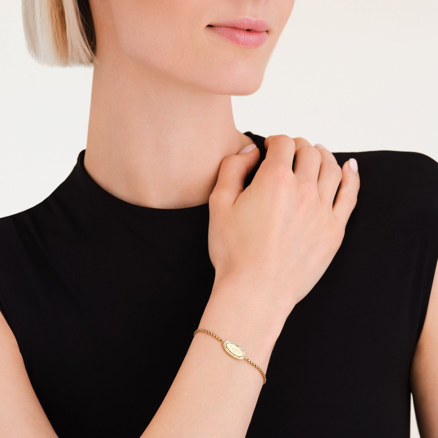 Bracelet Ovale Et Baguette