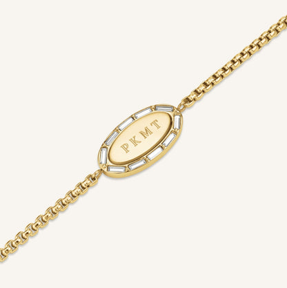 Bracelet Ovale Et Baguette