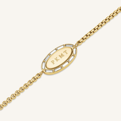 Bracelet Ovale Et Baguette