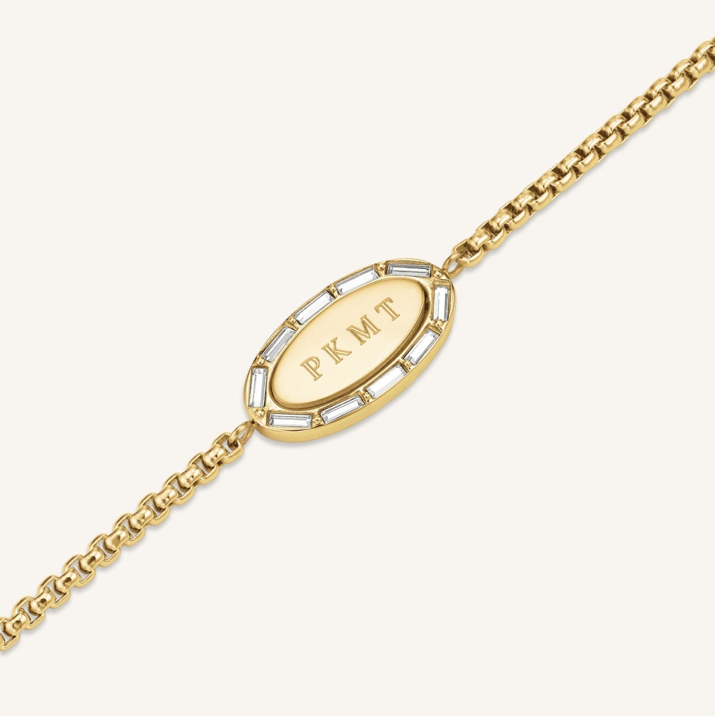 Bracelet Ovale Et Baguette