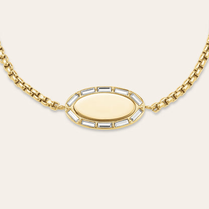 Bracelet Ovale Et Baguette