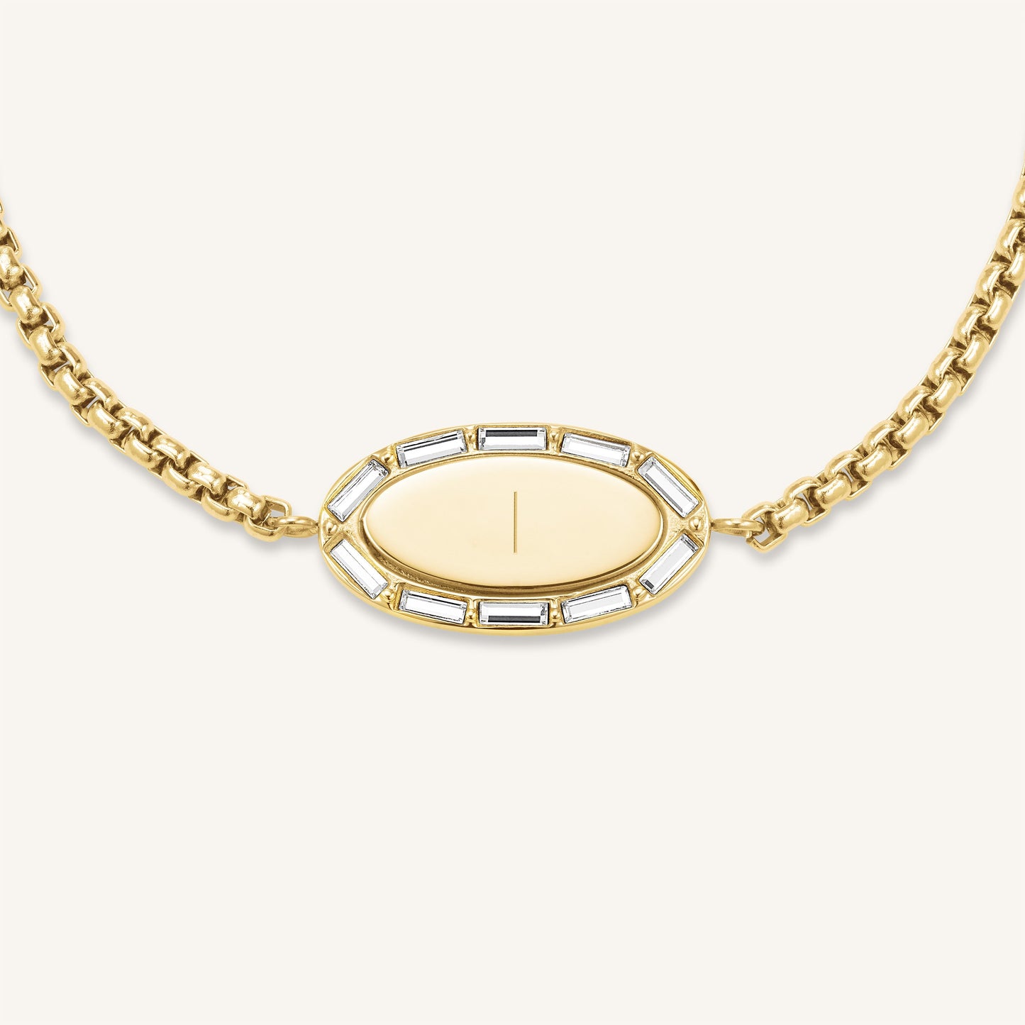 Bracelet Ovale Et Baguette