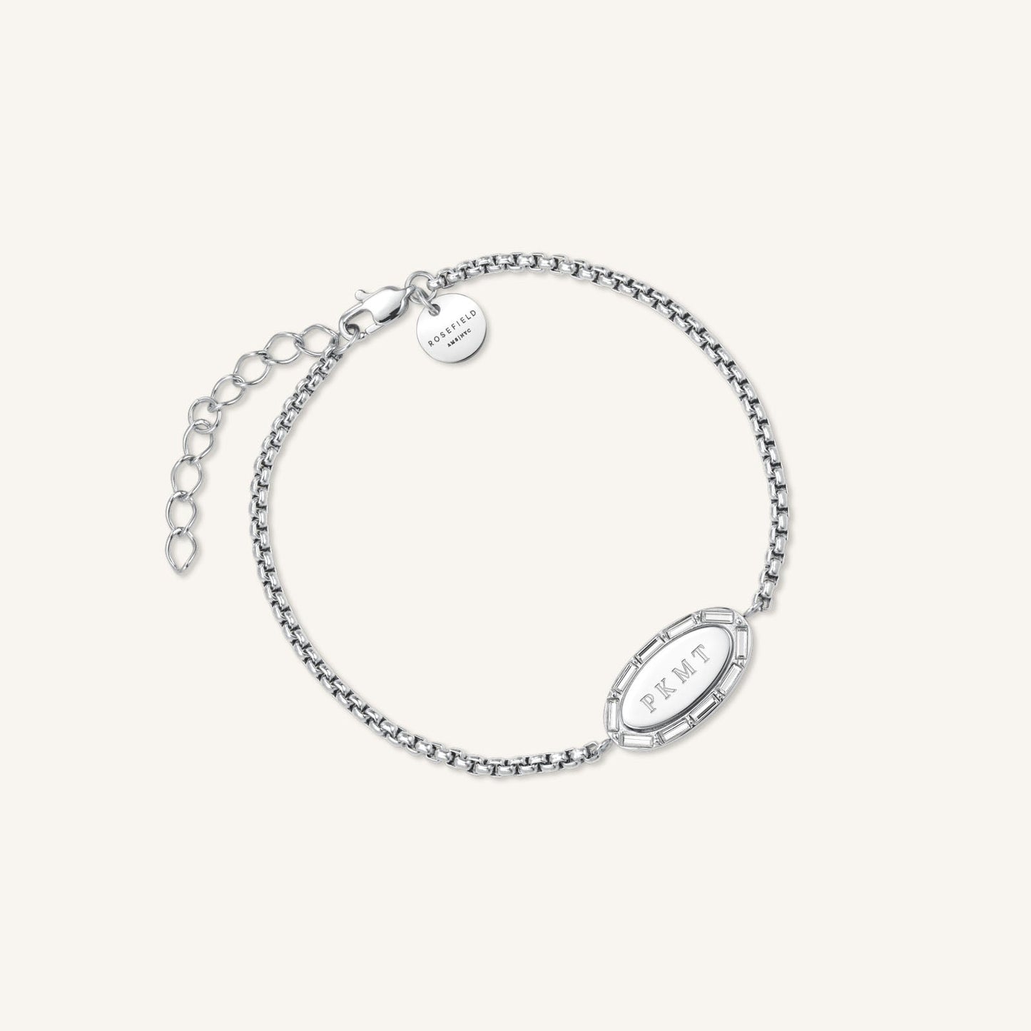 Bracelet Ovale Et Baguette