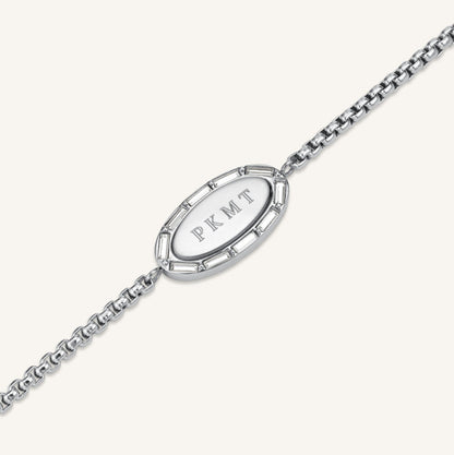 Bracelet Ovale Et Baguette