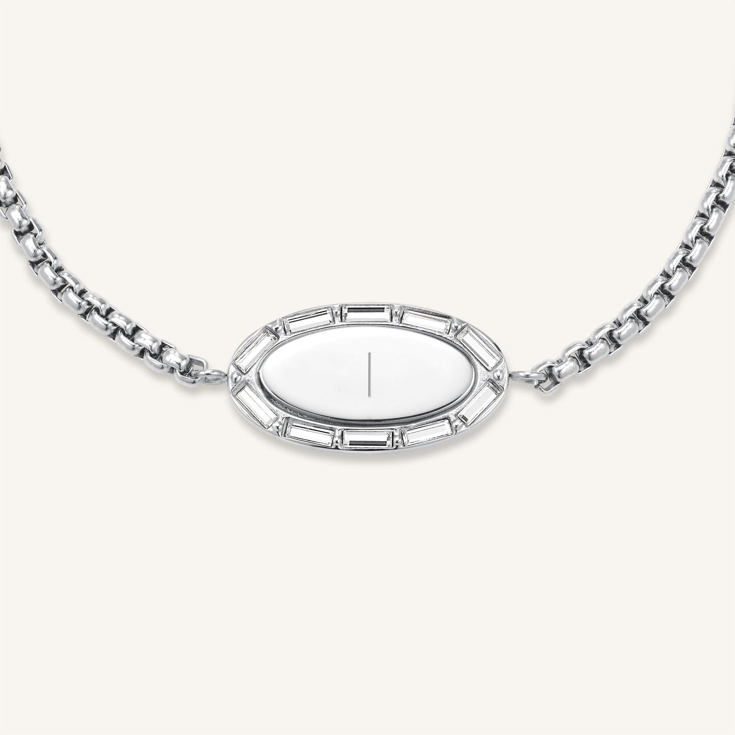 Bracelet Ovale Et Baguette