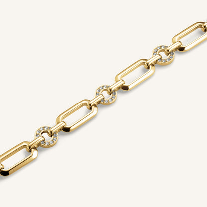 Bracelet Maillons Géométriques