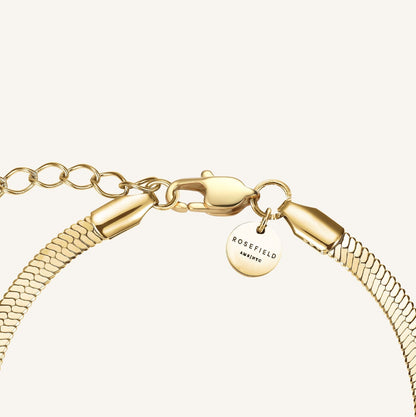 Bracelet Chaîne Serpend Et Cœur