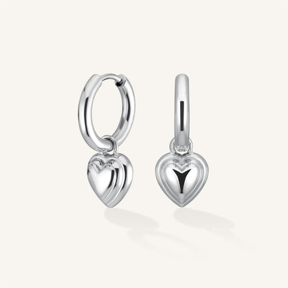 Boucles d'oreilles Breloque Cœur