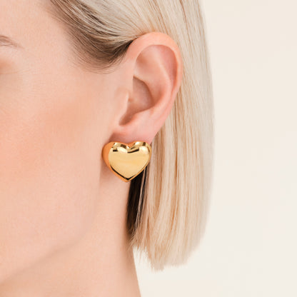 Boucles d'oreilles Grand Cœur