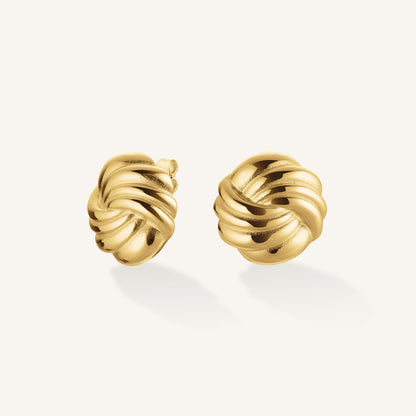Boucles d'oreilles Noeud Rond