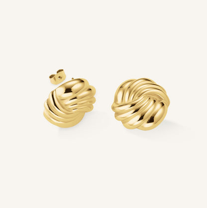 Boucles d'oreilles Noeud Rond