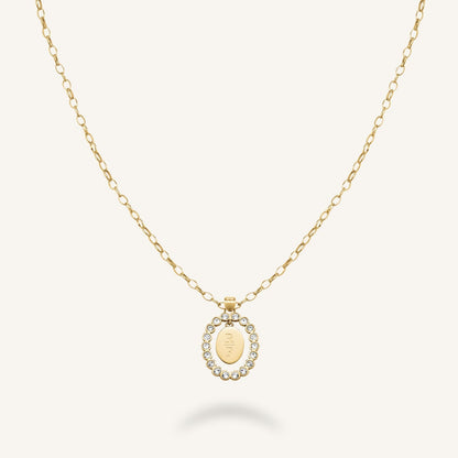 Collier Pendentif Ovale