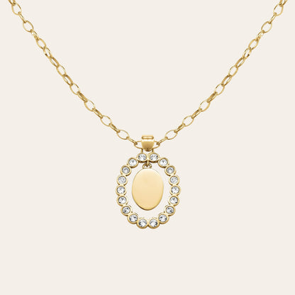 Collier Pendentif Ovale