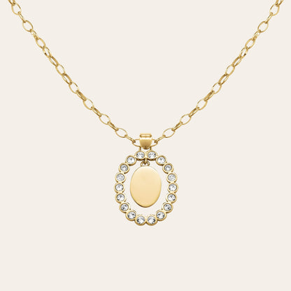Collier Pendentif Ovale