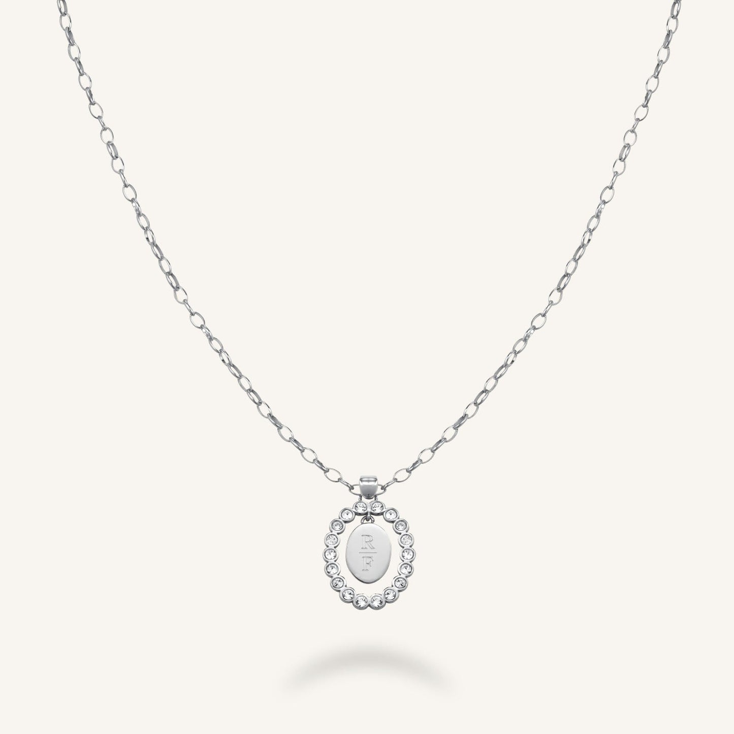 Collier Pendentif Ovale