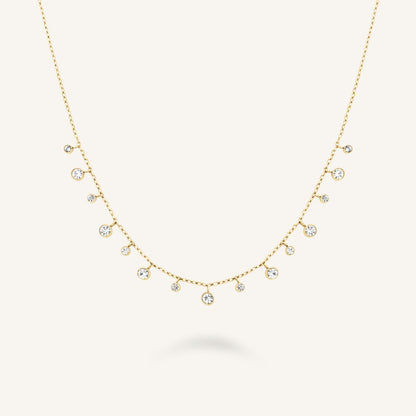 Collier Breloques Cristaux