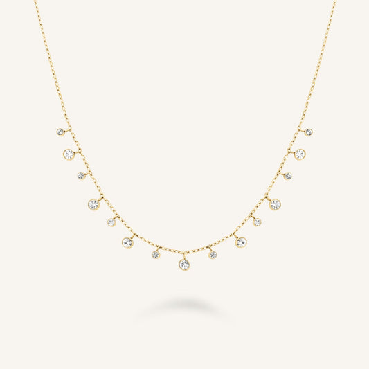 Collier Breloques Cristaux