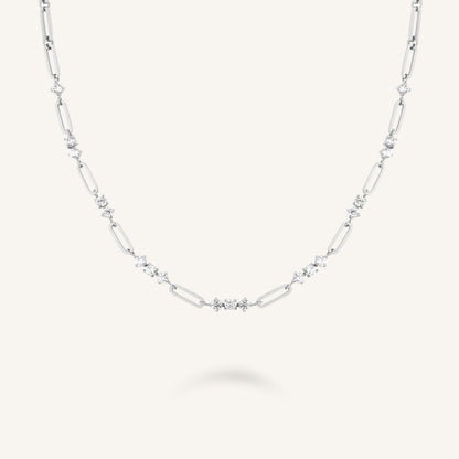 Collier Maillons et Pierres