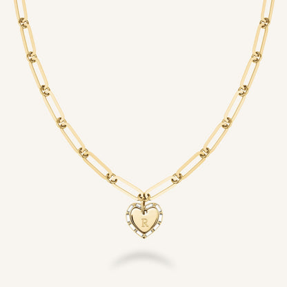 Collier Cœur Et Baguette